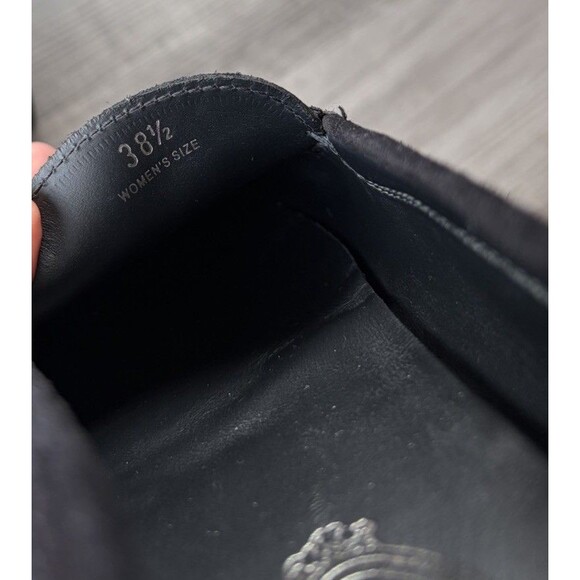 Tods Black Suede Driving Moccasins Loafers Size 38.5 Slip On Comfort Luxury - Picture 4 of 7